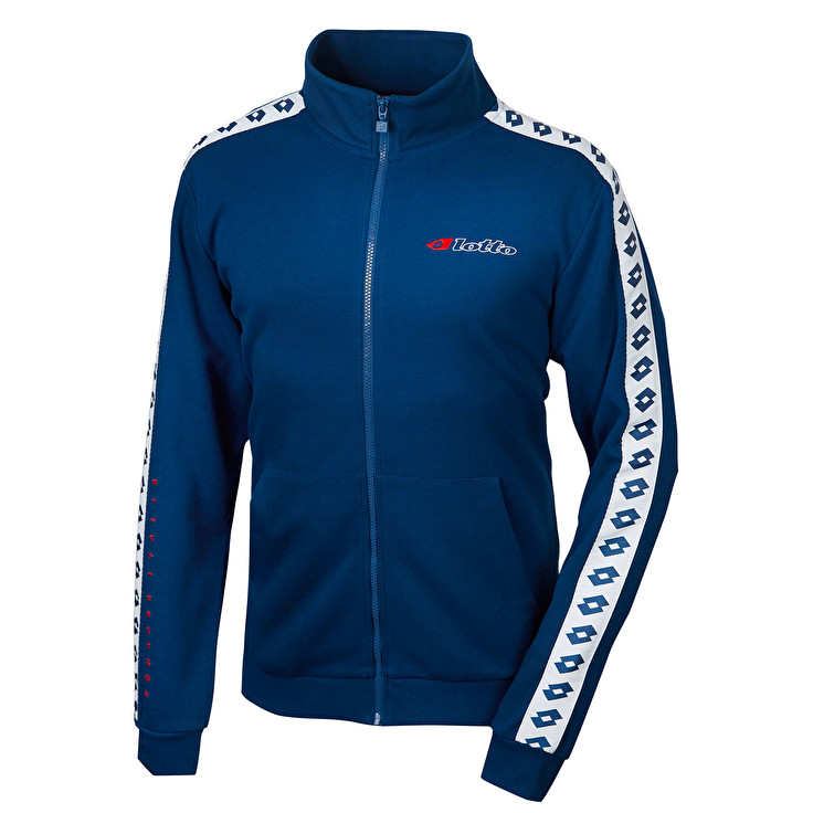 Lotto Athletica Due Fz Pl Sudadera Hombre - Azules - Colombia SOUDGCK-08